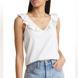 Treasure and Bond Ruffle Trim Tank NWOT